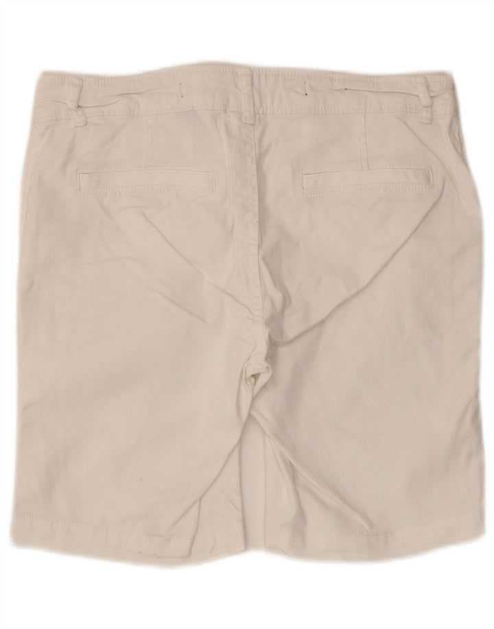 Superdry Short Chino Femme XS W30 Coton Blanc
