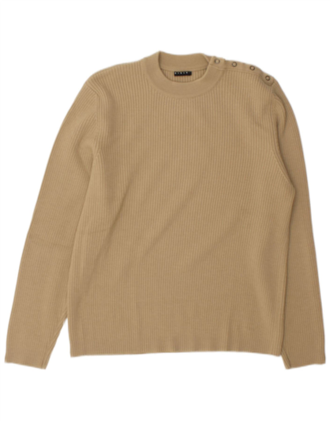 Sisley Pull Col Rond Pull XL Laine Beige Homme