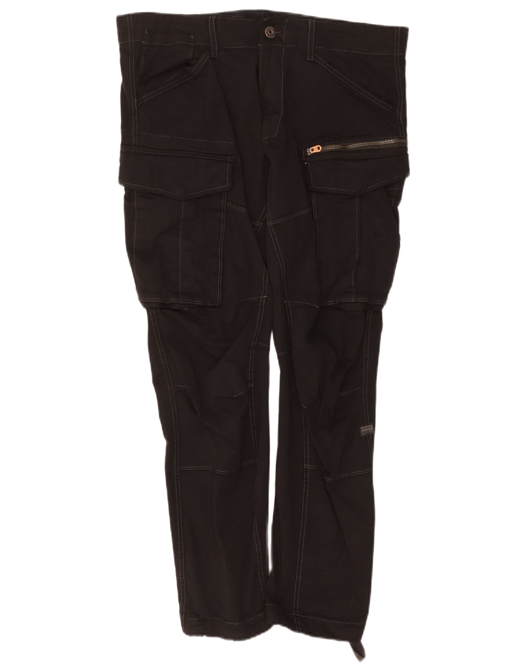 G-STAR Pantalon Cargo Slim Homme W36 L32 Coton Noir