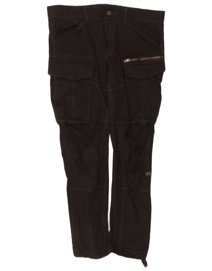G-STAR Pantalon Cargo Slim Homme W36 L32 Coton Noir