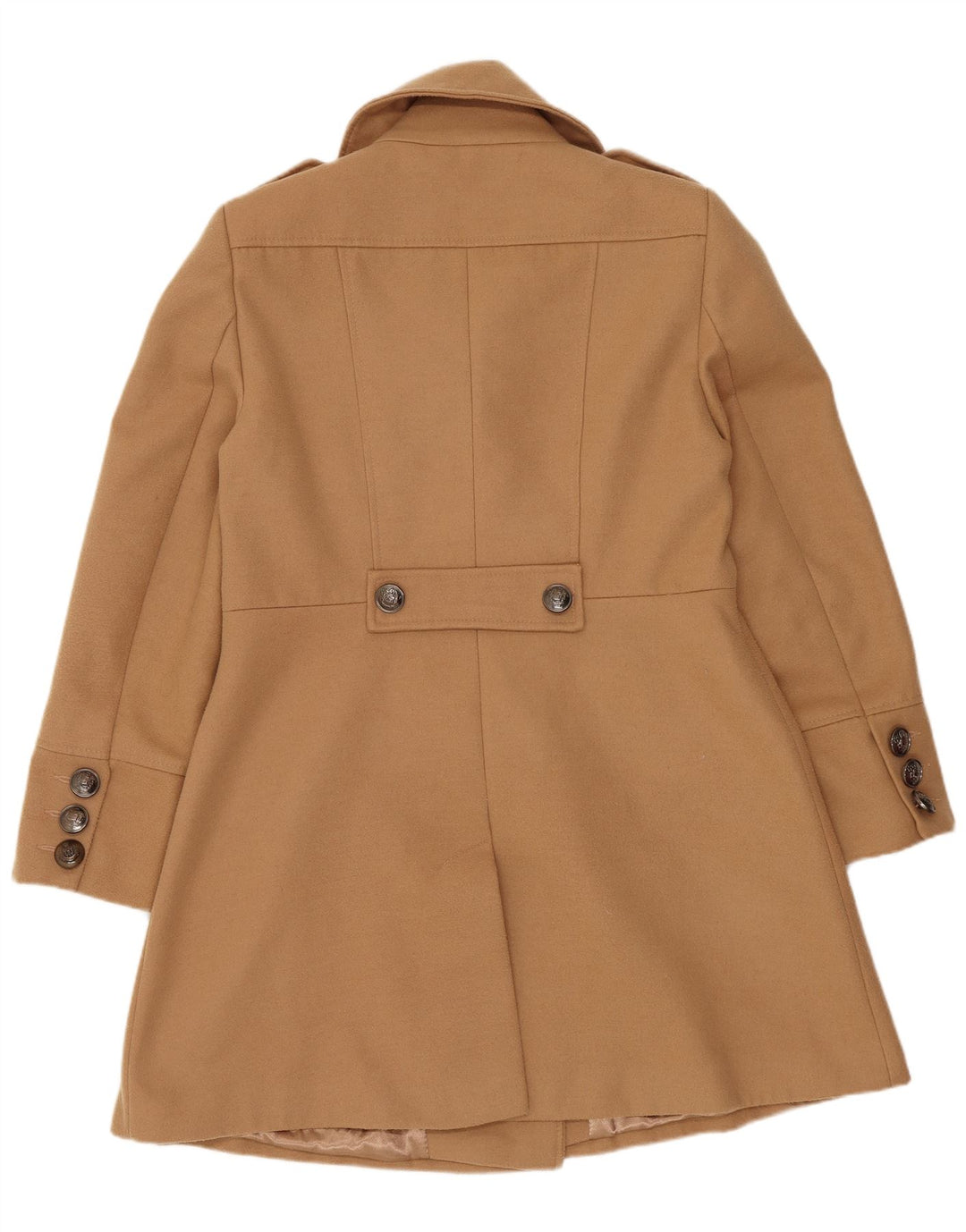 Wallis Manteau croisé pour femme UK 44 Large Beige Polyester