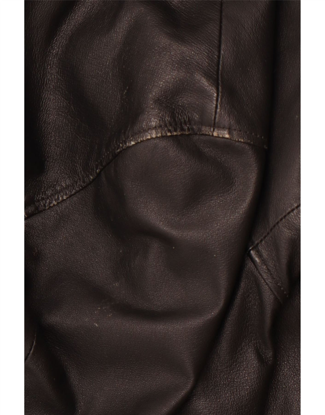 VINTAGE Veste en cuir homme IT 50 Large Noir