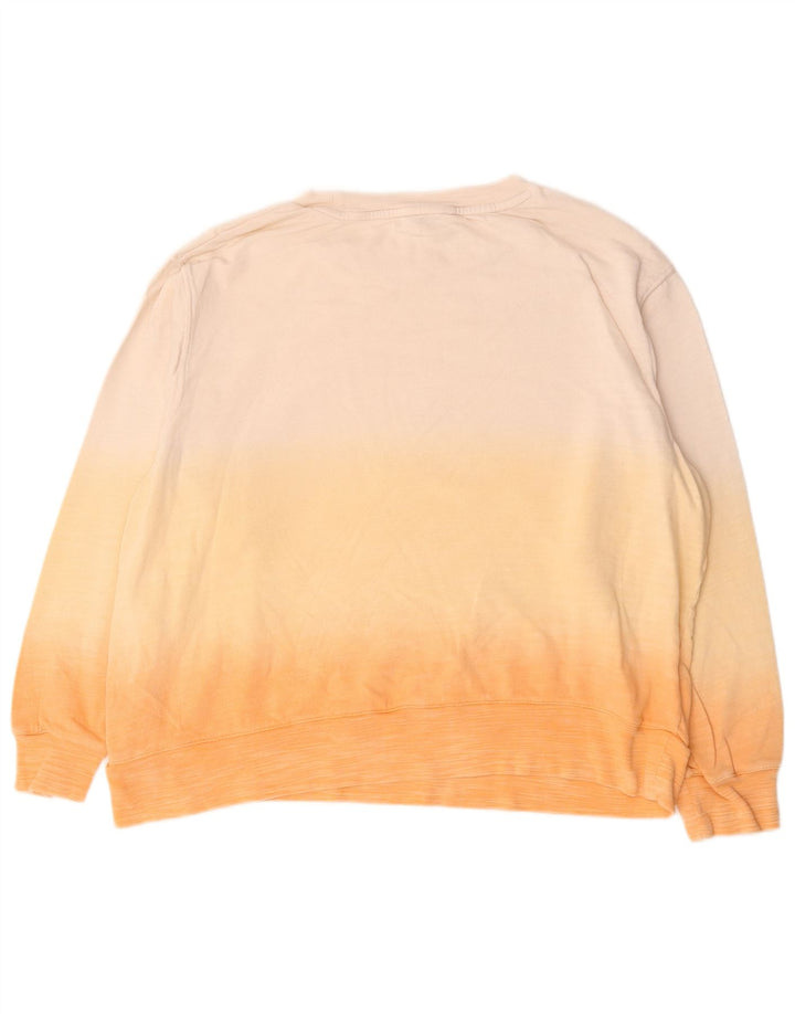 Marks & Spencer Sweat-shirt pour femme UK 16 Large Beige Tie Dye