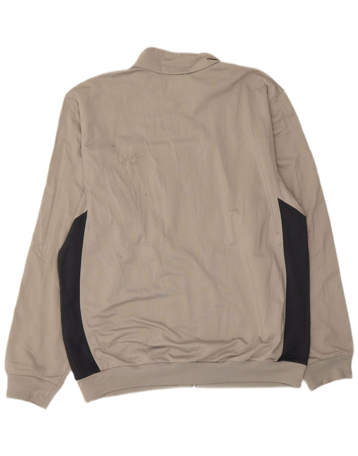 Adidas Veste de survêtement pour homme XL Gris Colorblock Polyester