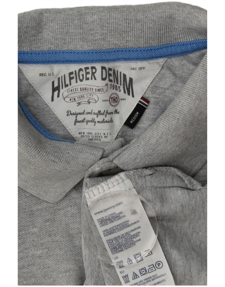 Tommy Hilfiger Polo Graphique Homme Gris Moyen Moucheté Coton