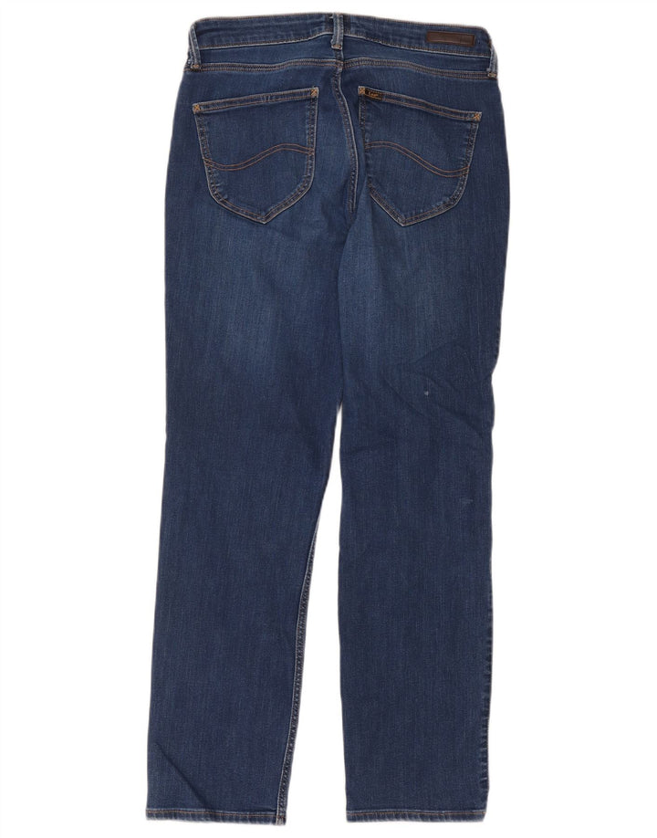 Lee Jean Droit Marion Femme W31 L31 Bleu Coton