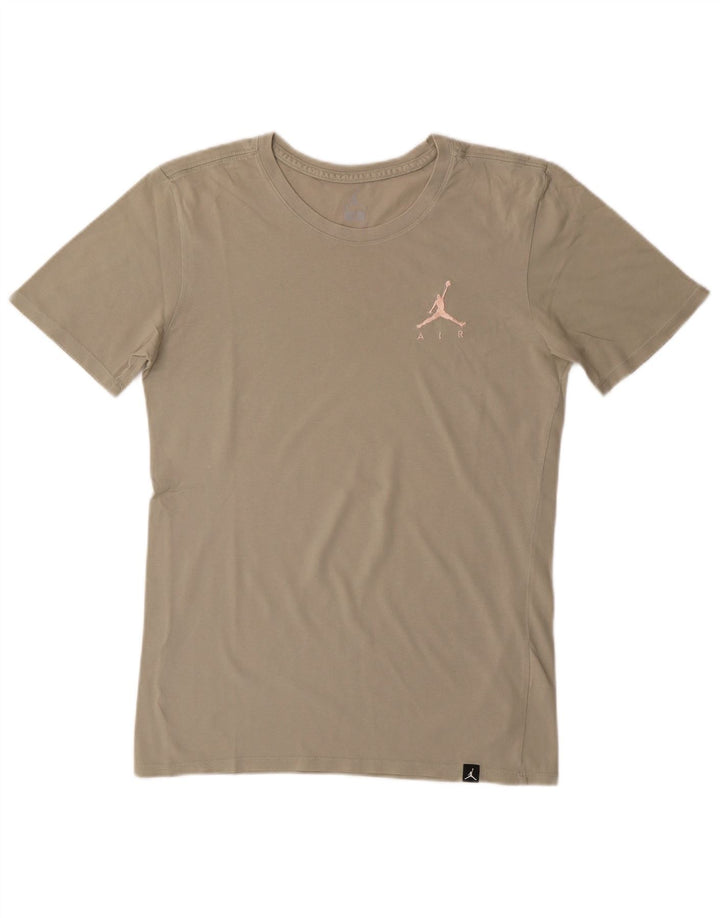Jordan T-Shirt Homme Petit Kaki Coton