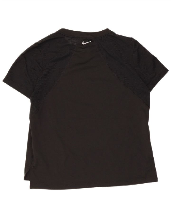Nike T-shirt pour femme UK 42 Medium Noir Polyester