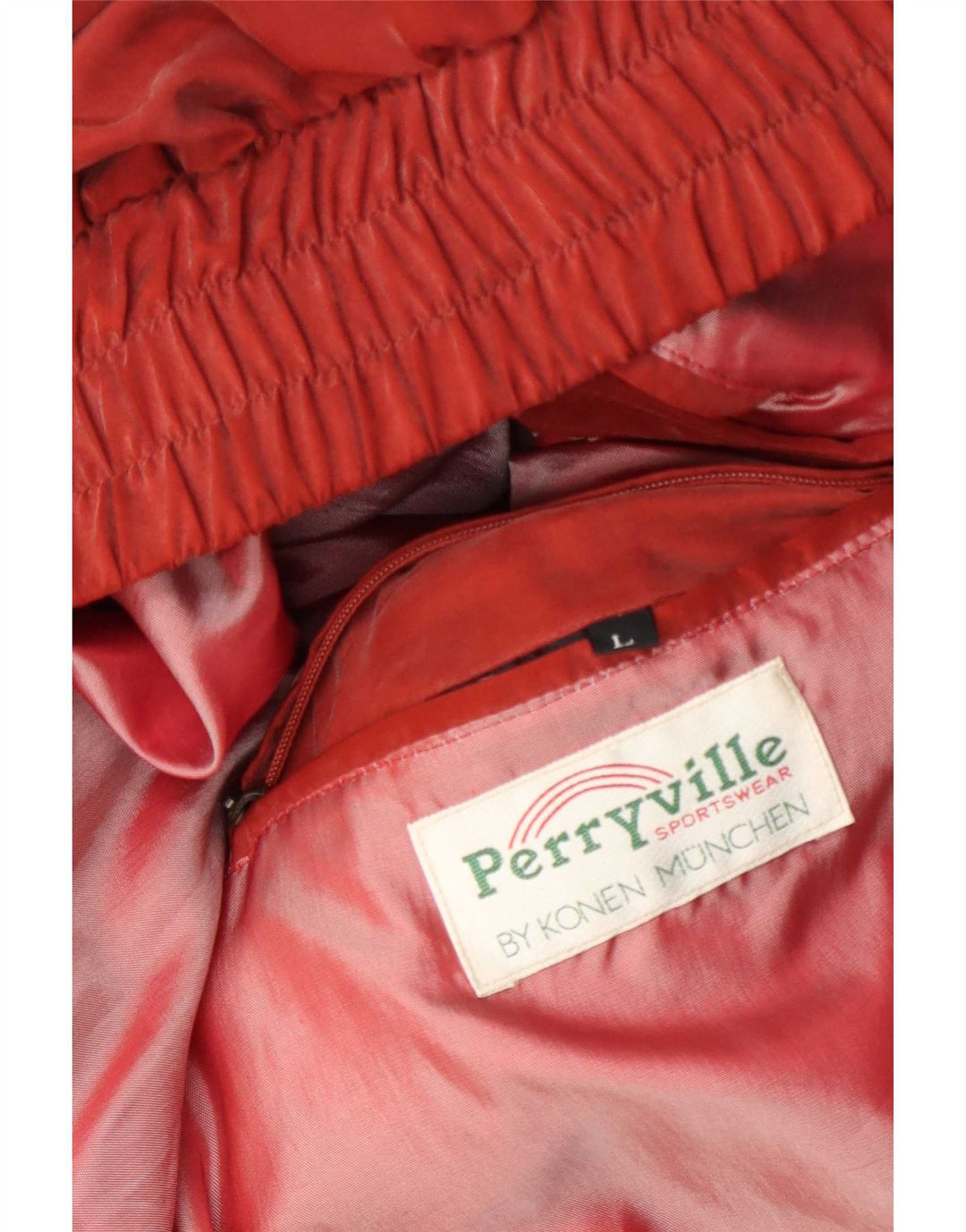 Konen Munchen Veste bomber Perryville pour homme UK 40 Large Rouge
