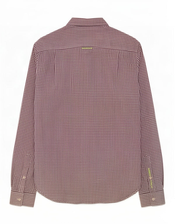 Superdry Chemise Homme Petit Violet Vichy Coton