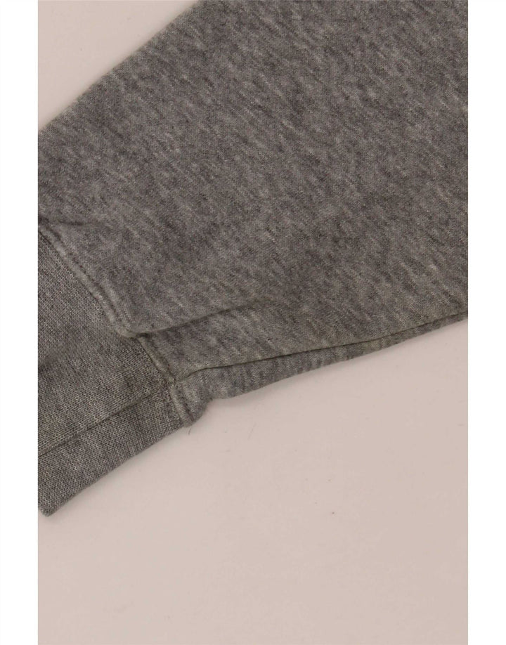 Nike Pull à capuche zippé pour homme Petit coton gris
