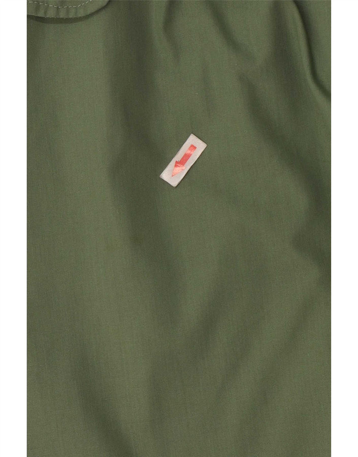 vintage Femme A-Line Jupe Petit W26 Vert Polyester