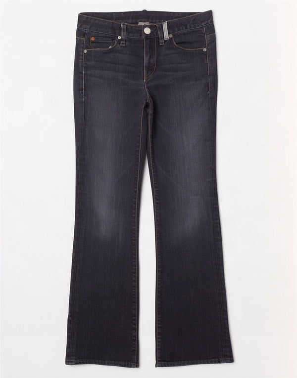 Armani Exchange Jean Bootcut Femme US 2 XS W28 L31 Bleu Marine Coton