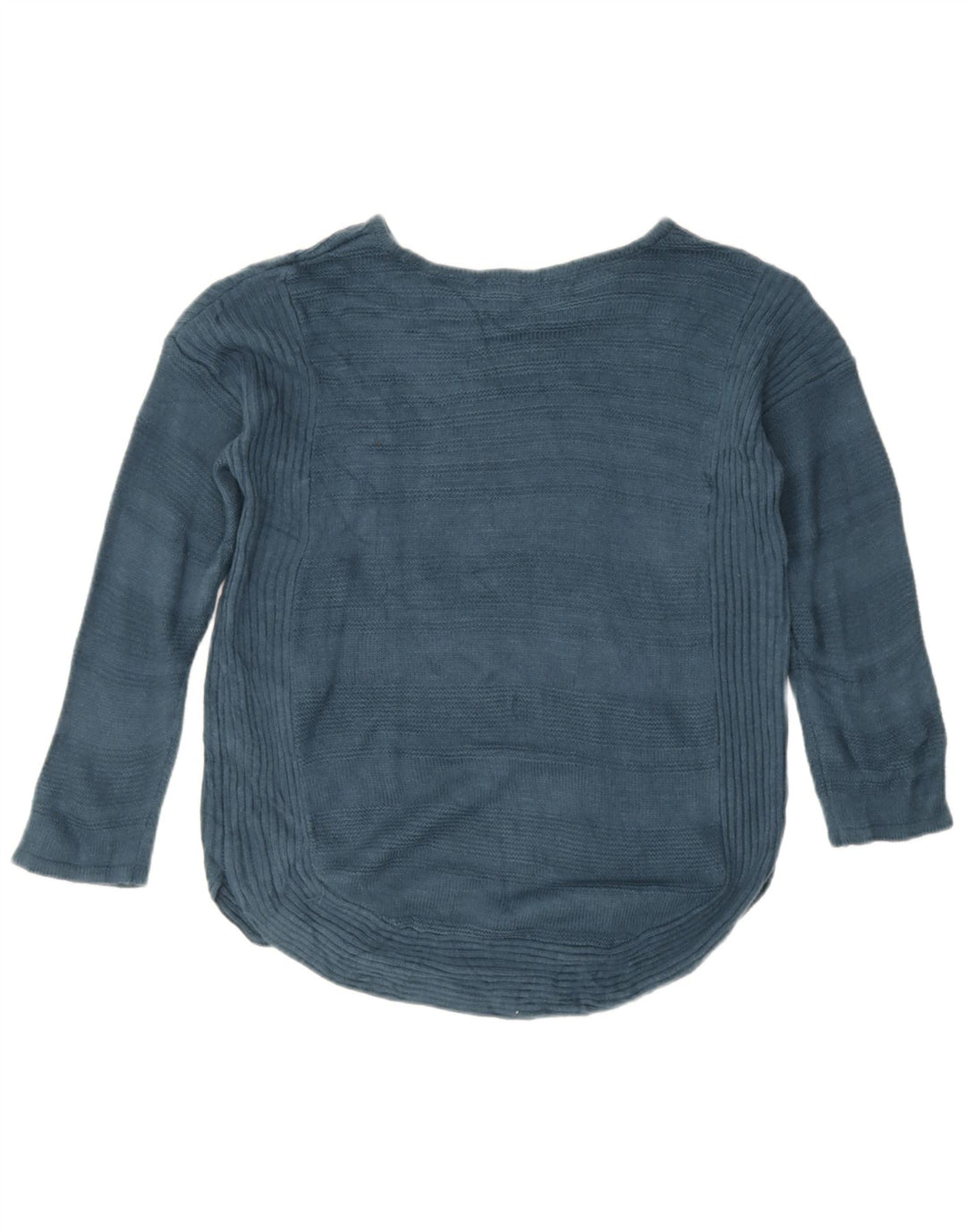 Lee Pull surdimensionné à col bateau pour femme UK 14 Bleu moyen Acrylique
