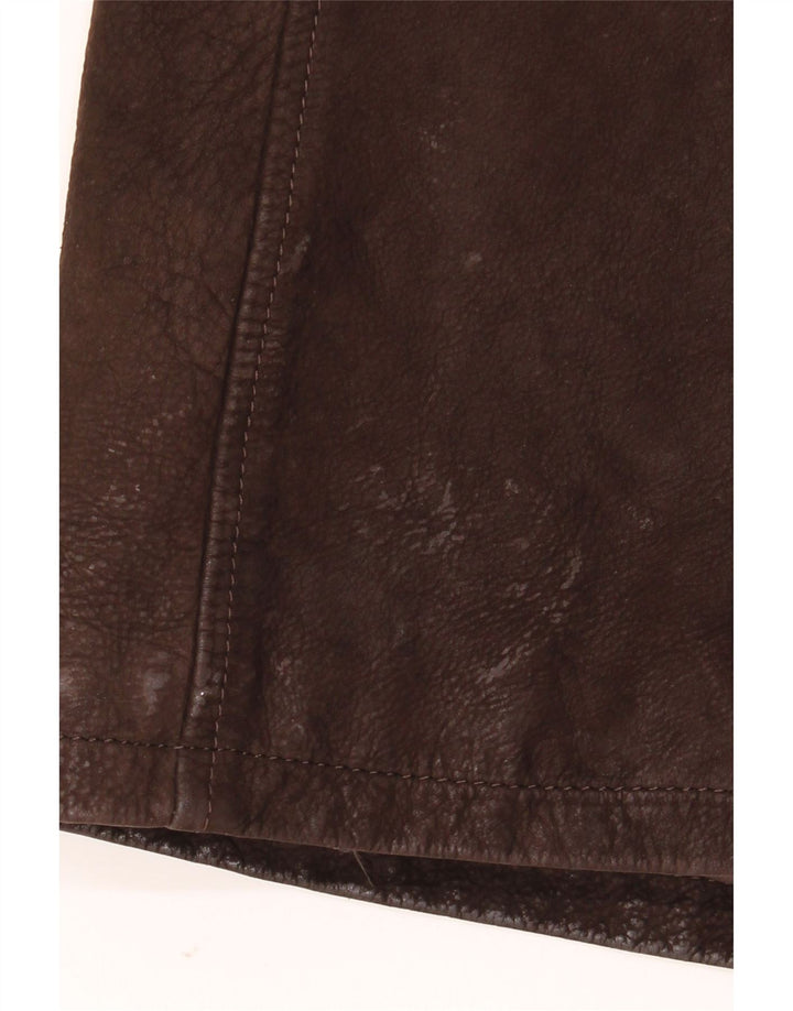 Veste en cuir homme vintage IT 56 3XL Cuir marron