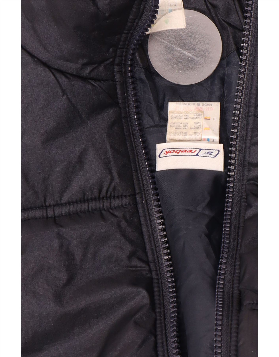 REEBOK Veste matelassée coupe ample garçon 11-12 ans Nylon bleu marine