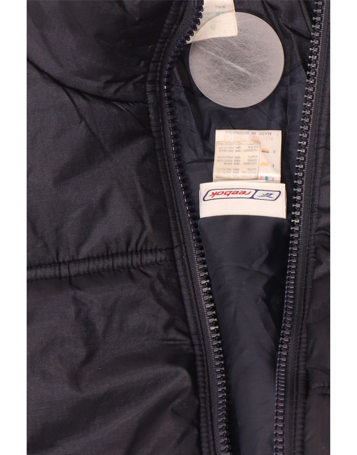 REEBOK Veste matelassée coupe ample garçon 11-12 ans Nylon bleu marine