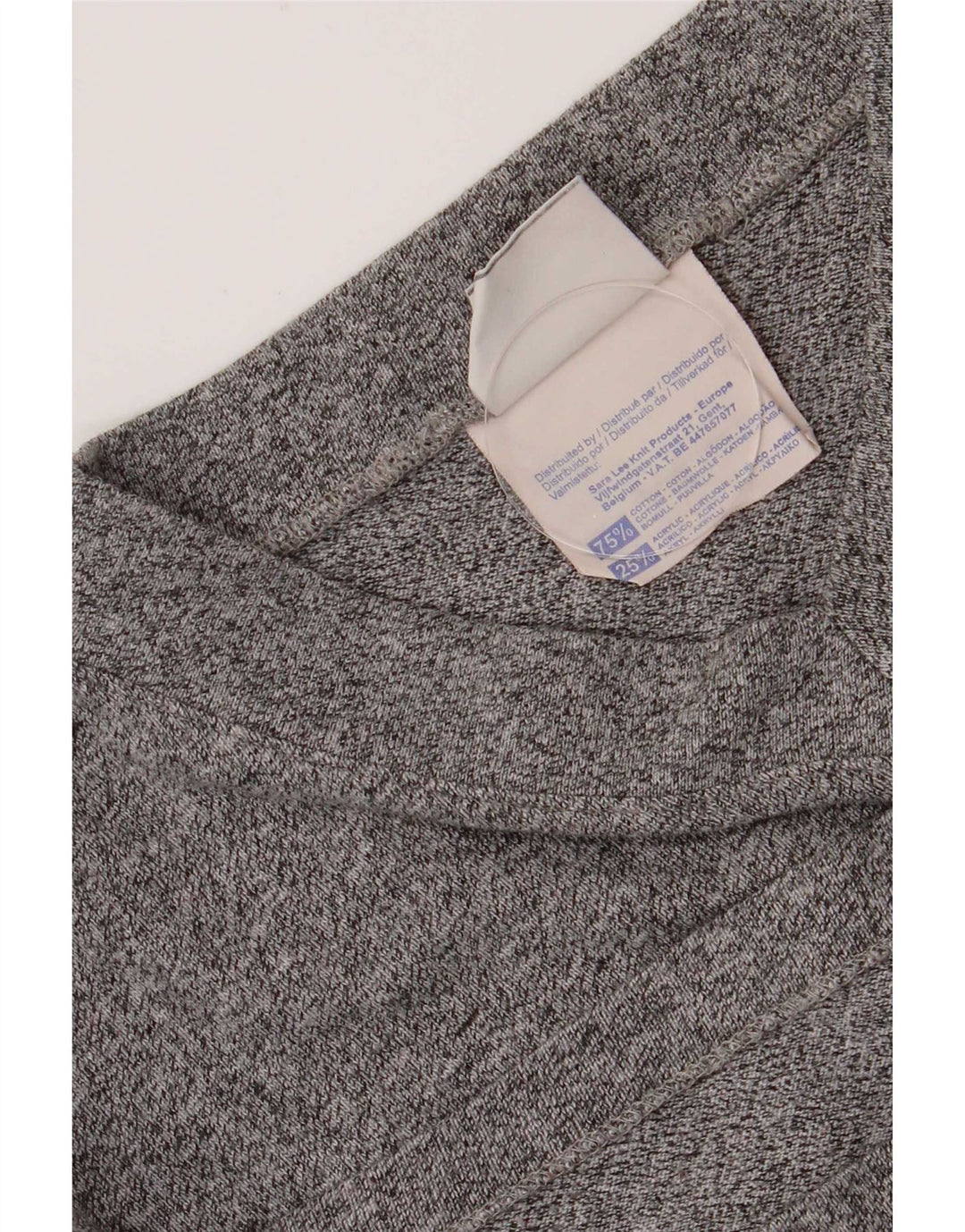 Champion T-Shirt Homme Gris Moyen Moucheté Coton
