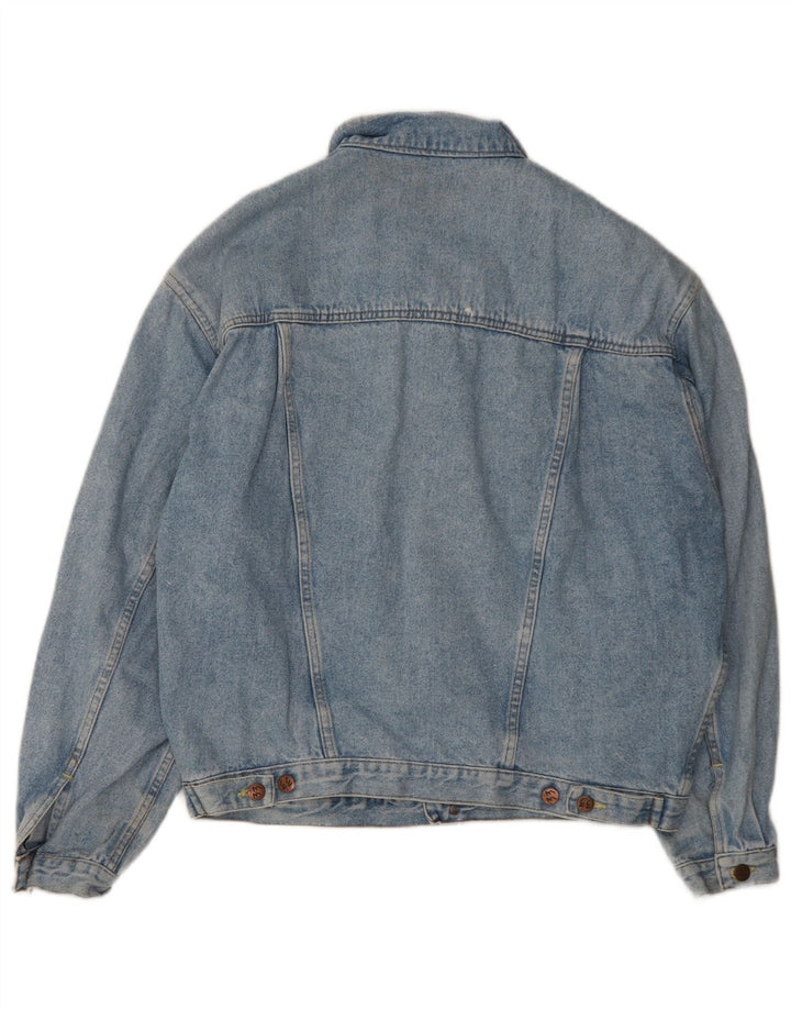veste en denim homme vintage UK 40 Grand Bleu