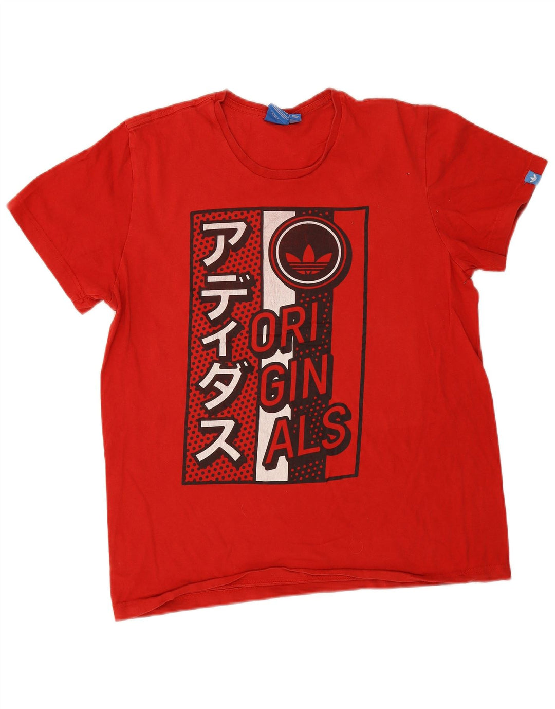 Adidas T-shirt graphique pour hommes, grand, rouge