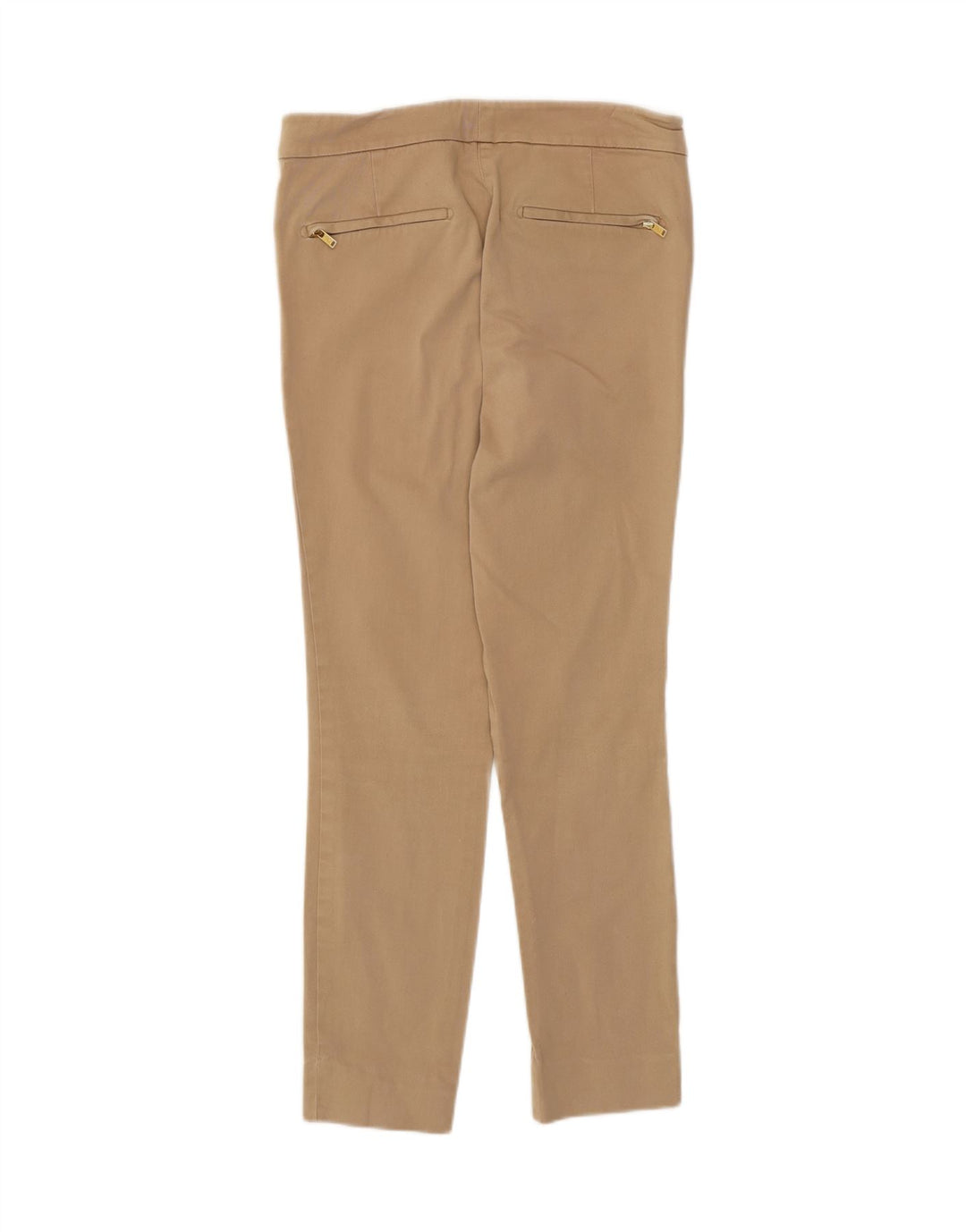 MASSIMO DUTTI Womens Slim Cropped Trousers EU 38 Small W28 L25 Beige Vintage Massimo Dutti and Second-Hand Massimo Dutti from Messina Hembry 