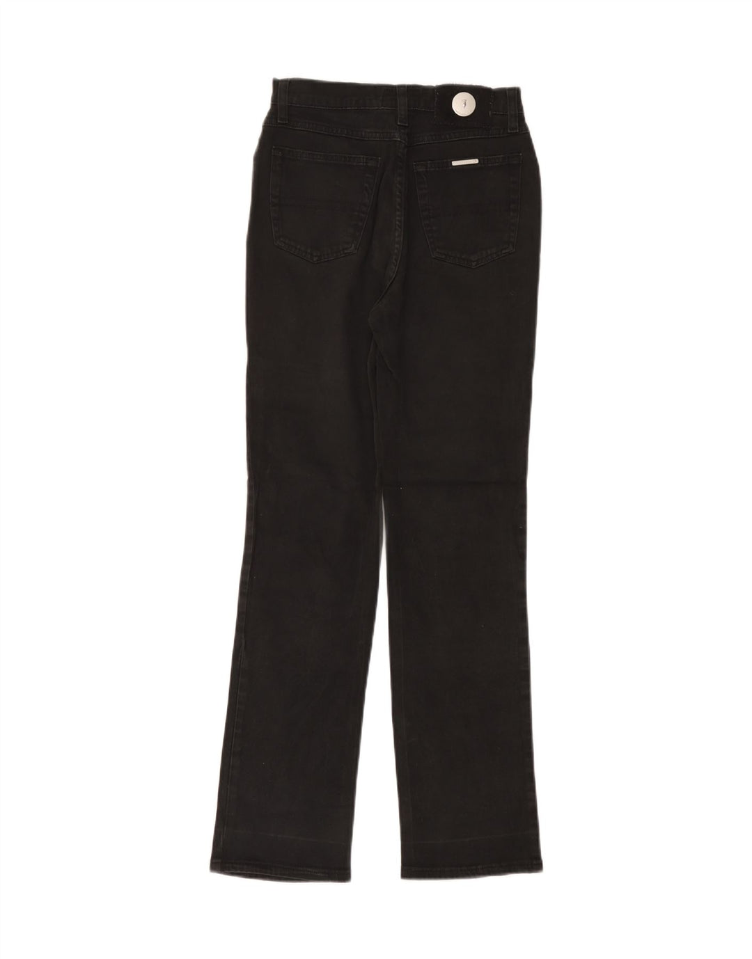 Trussardi Femme Jean Droit W26 L30 Gris Coton