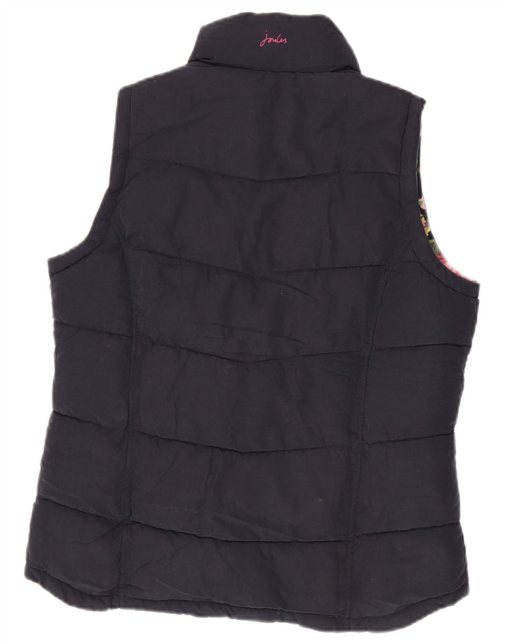 Joules Gilet rembourré pour femme UK 12 Medium Bleu marine Polyester