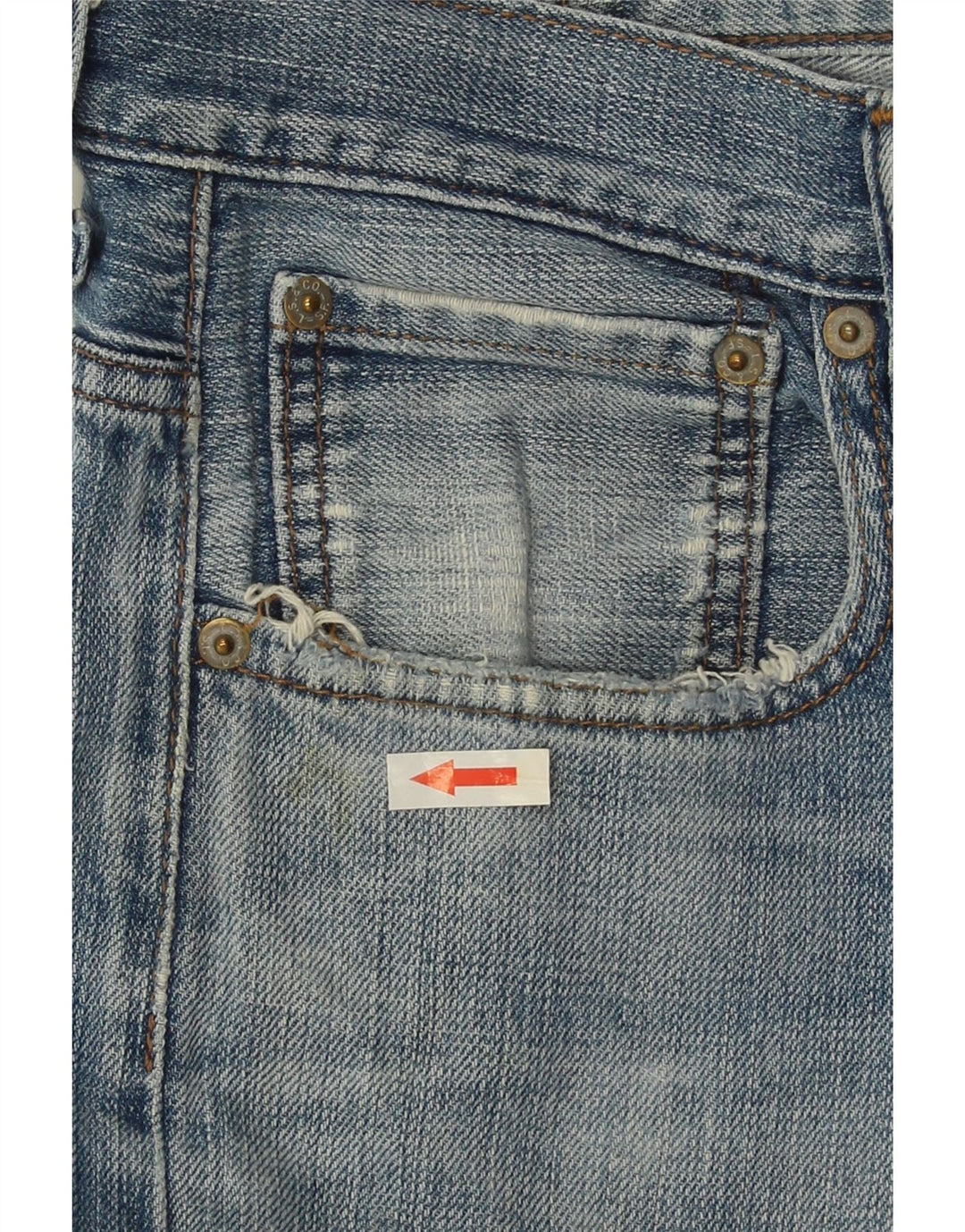 LEVI'S Jean Droit Homme W32 L26 Bleu Coton