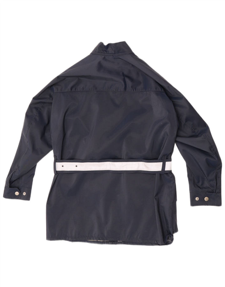 Belstaff Veste Motorstyle Racer pour garçon 9-10 ans en nylon bleu marine