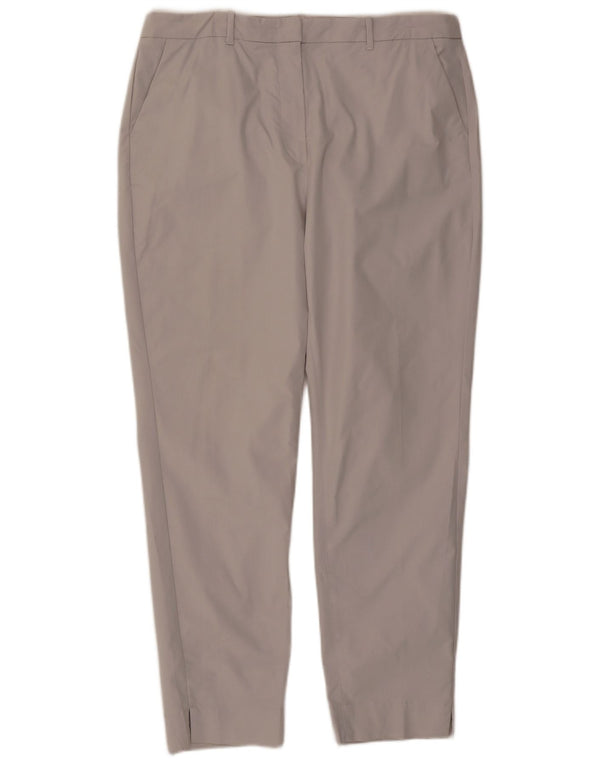 Marks & Spencer Pantalon chino fuselé pour femme UK 16 Large W34 L29 Gris