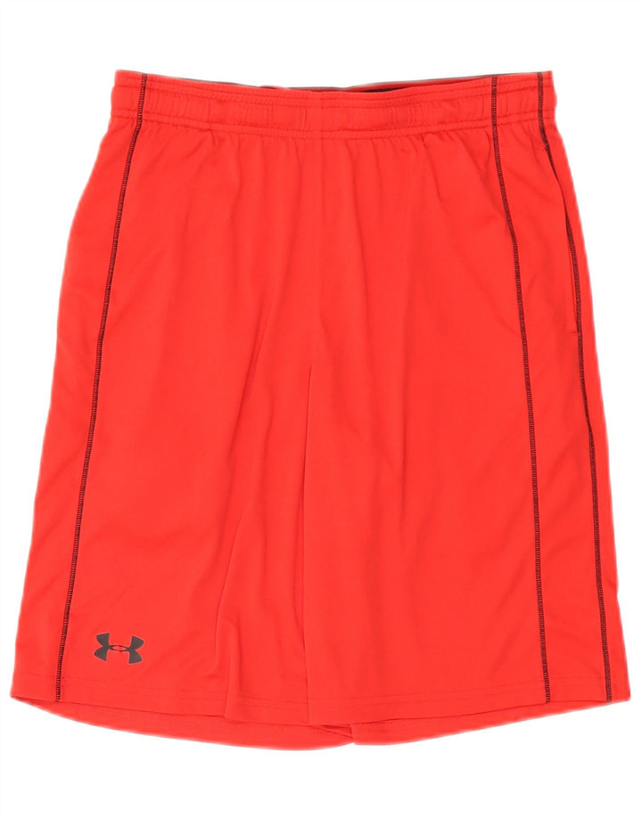 UNDER ARMOUR Short de Sport Homme Rouge Moyen Polyester