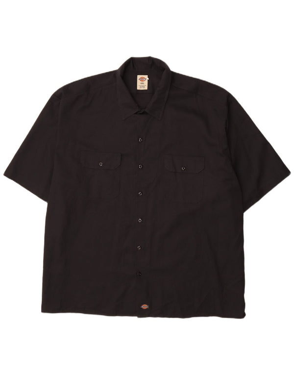 DICKIES Chemise à manches courtes homme 4XL Noir Polyester