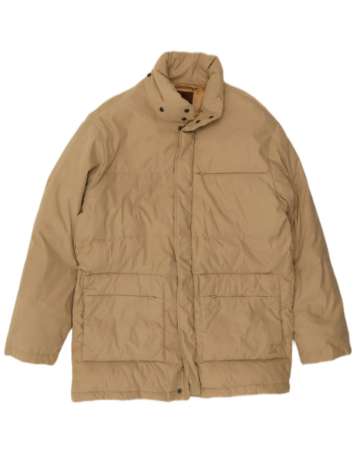Veste matelassée homme vintage IT 50 Grand Polyester Beige