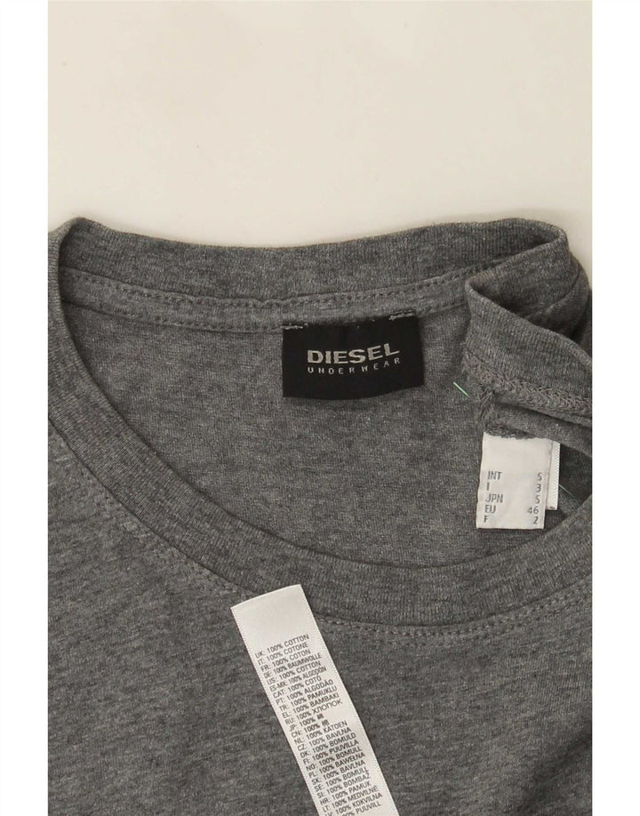 Diesel T-Shirt Homme Petit Gris Coton