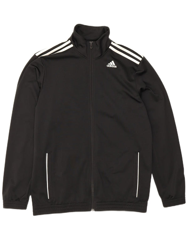 Adidas Veste de survêtement pour homme Large Noir Polyester