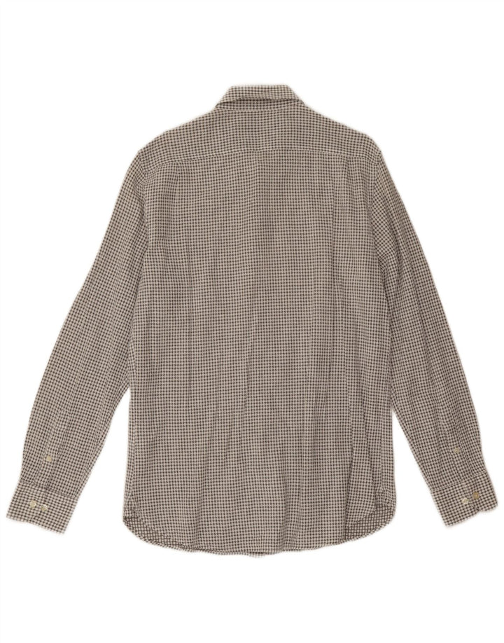 Marlboro Classics Chemise Homme XL Gris Géométrique
