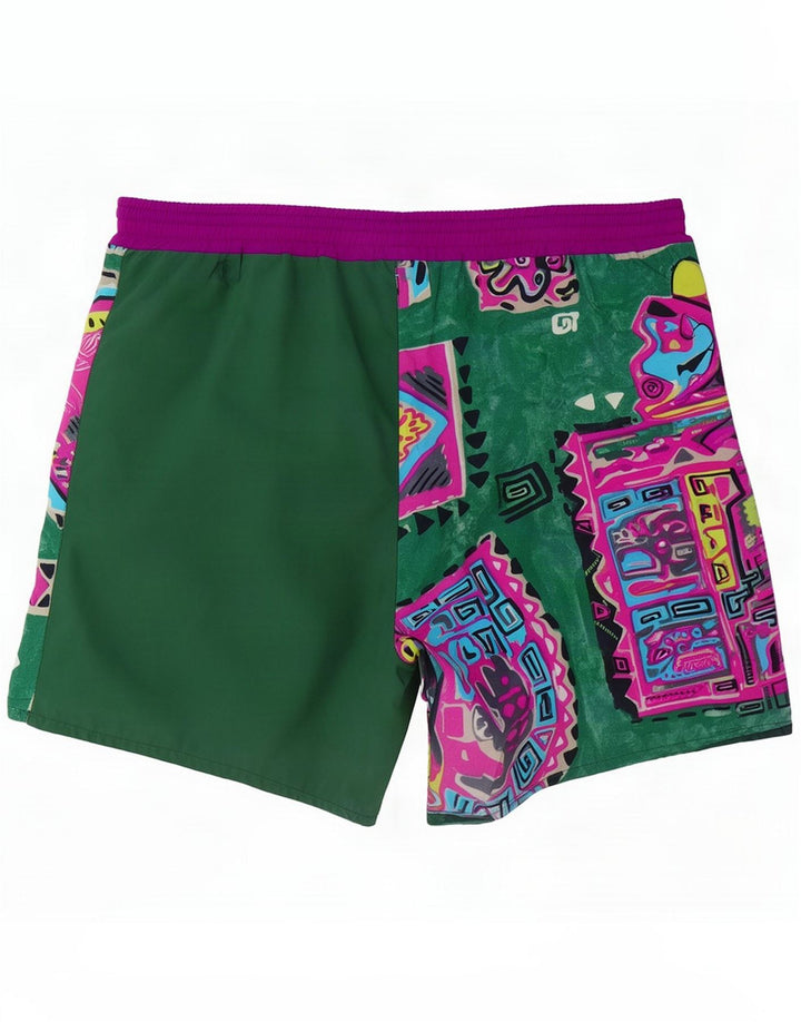 Campagnolo Short De Bain IT 52 Large Vert Patchwork Polyamide Homme