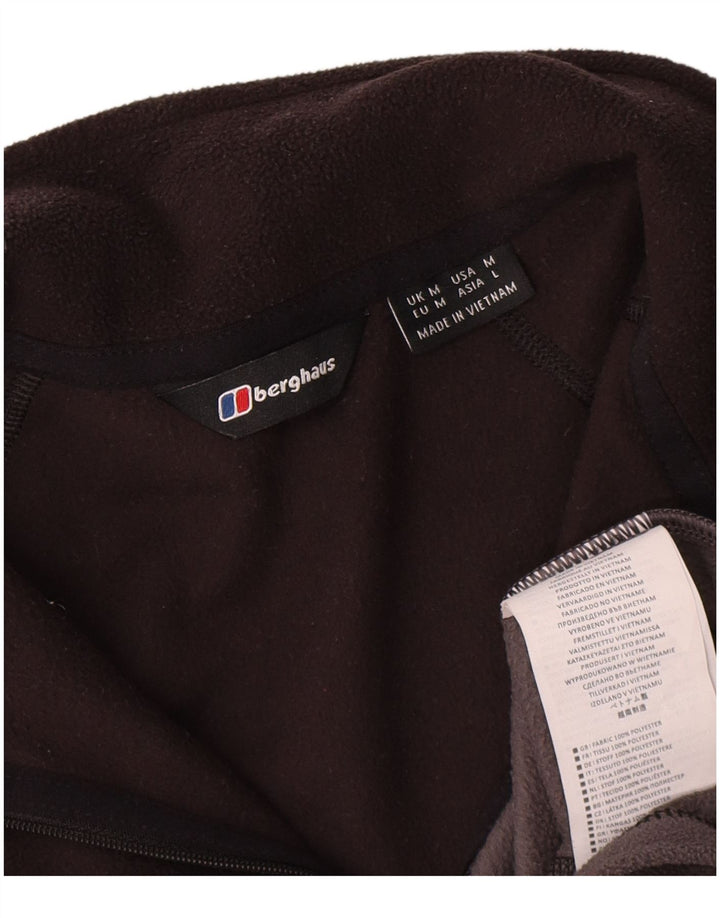 Berghaus Pull Polaire Col Zippé Homme Noir Moyen Polyester Colorblock
