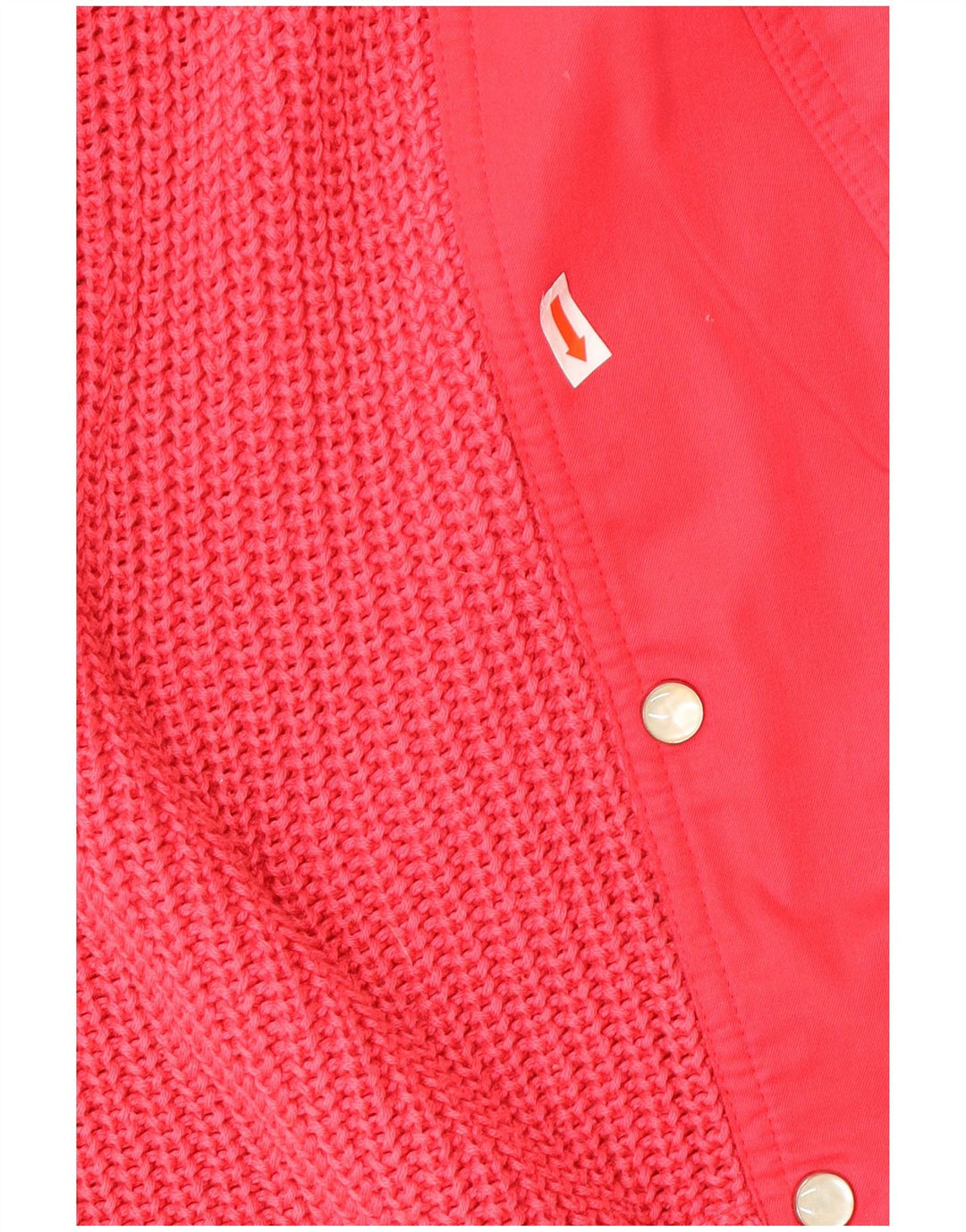 vintage Femme Double Breasted Cardigan Pull IT 42 Rose Moyen