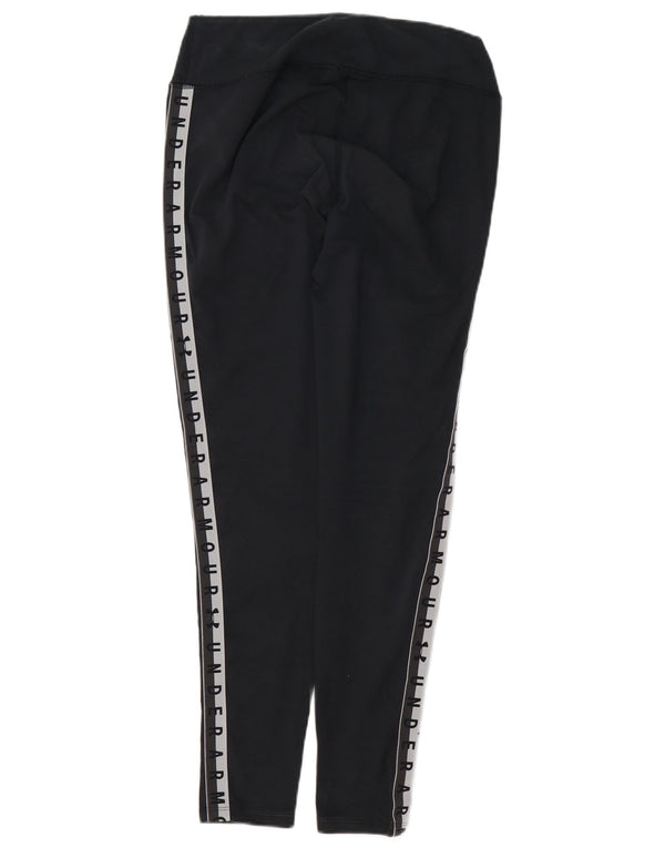 UNDER ARMOUR Legging Heat Gear pour femme UK 12 Noir moyen Colourblock