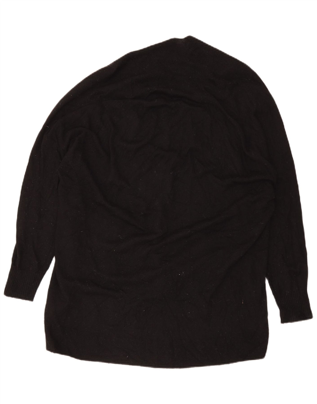 Zara Cardigan surdimensionné pour femme UK 10 Petite laine noire
