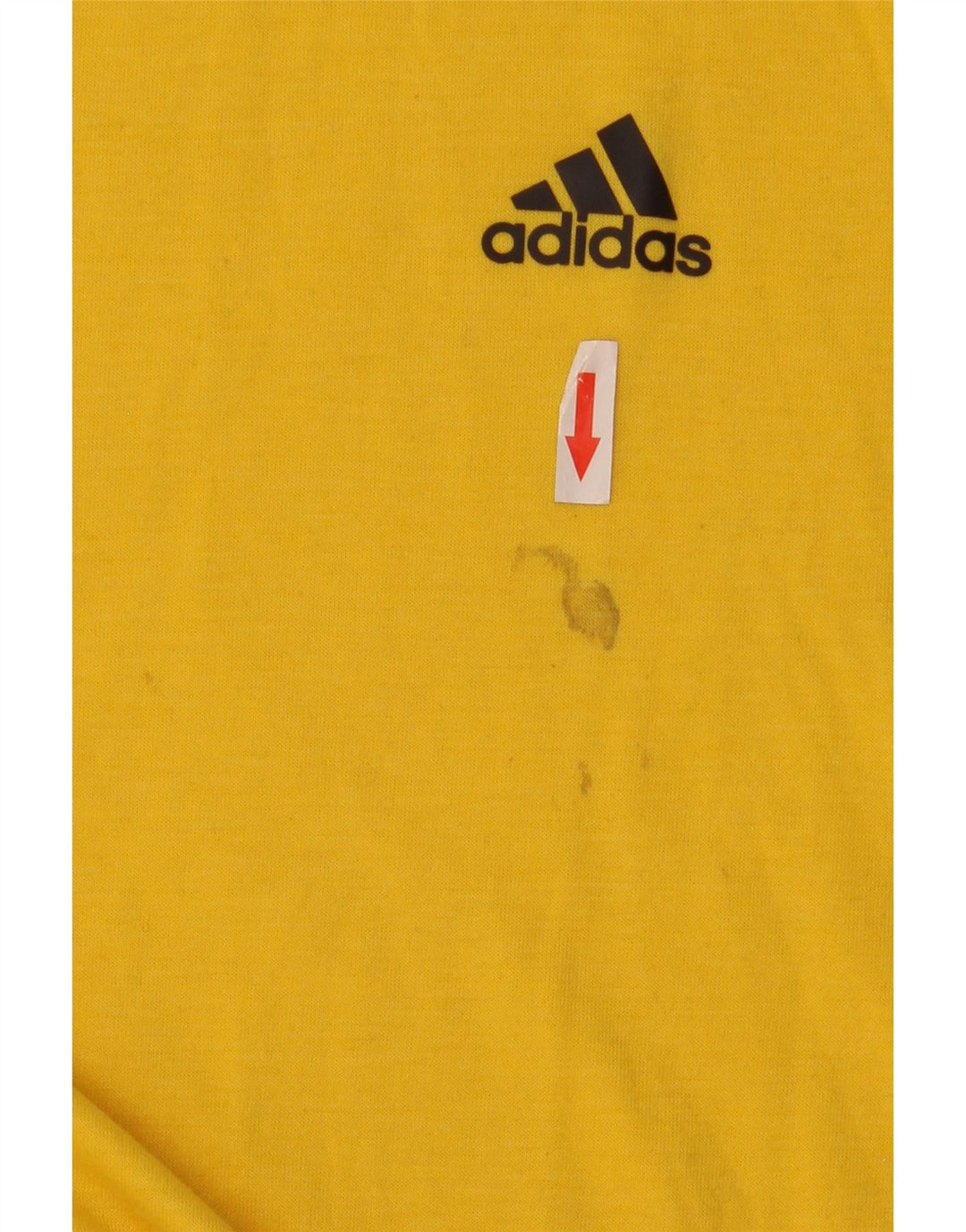 Adidas Hommes Climalite T-Shirt Haut Large Jaune Polyester