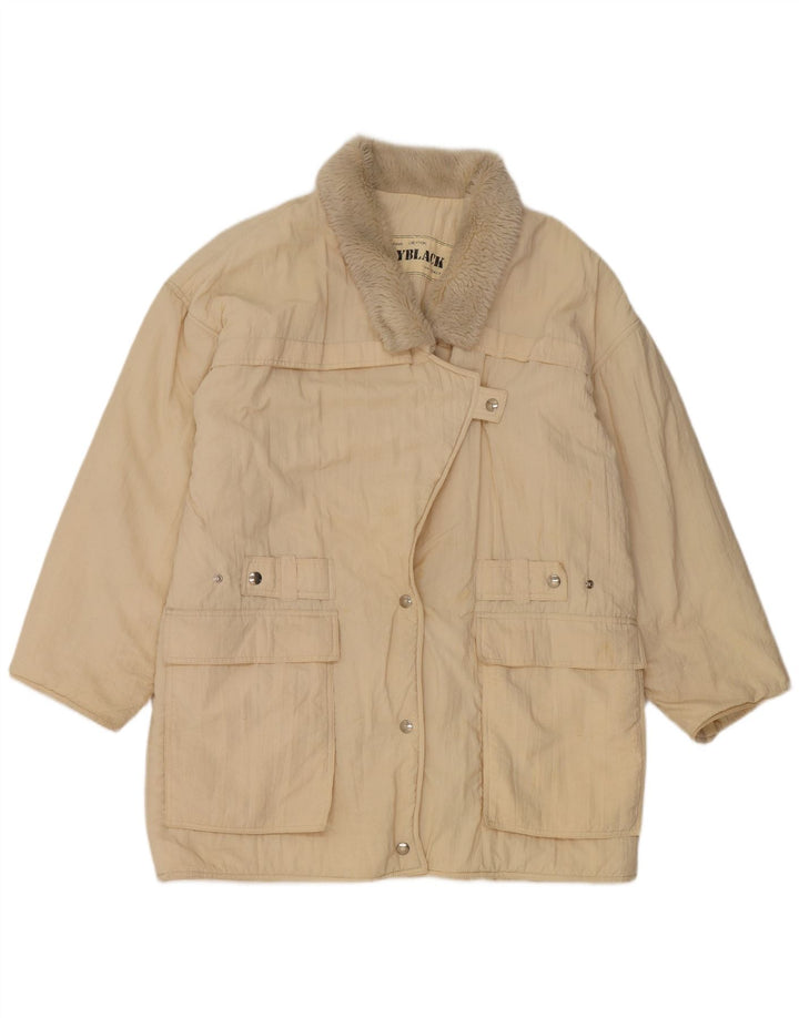 Penny Black Manteau coupe-vent surdimensionné pour femme UK 10 Petit Beige Polyamide