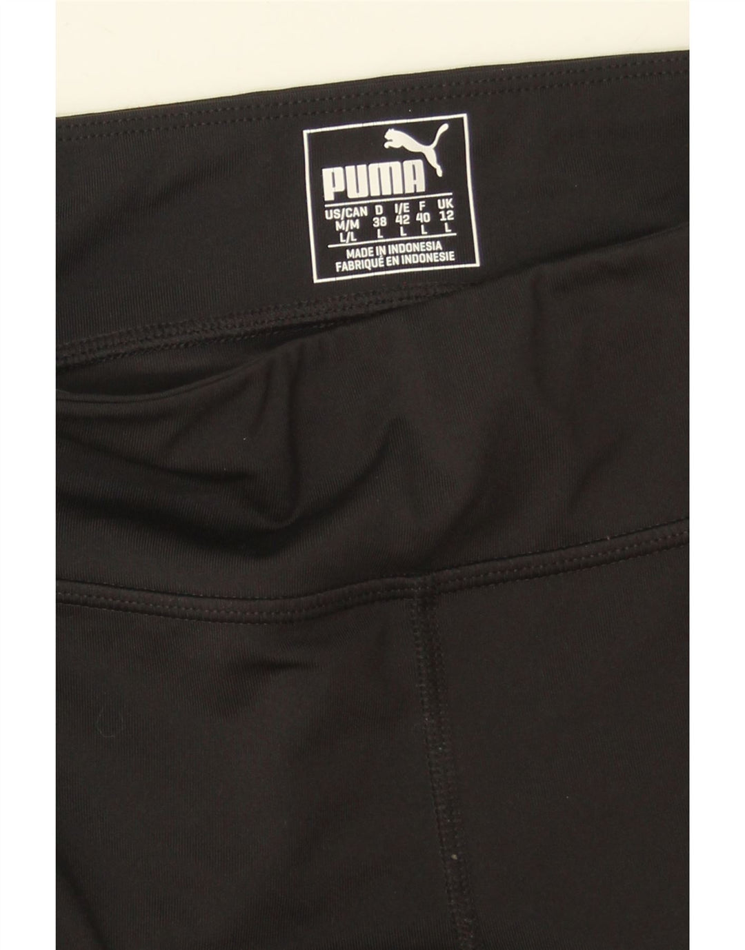 PUMA Womens Tracksuit Trousers UK 12 Medium Black Vintage Puma and Second-Hand Puma from Messina Hembry 