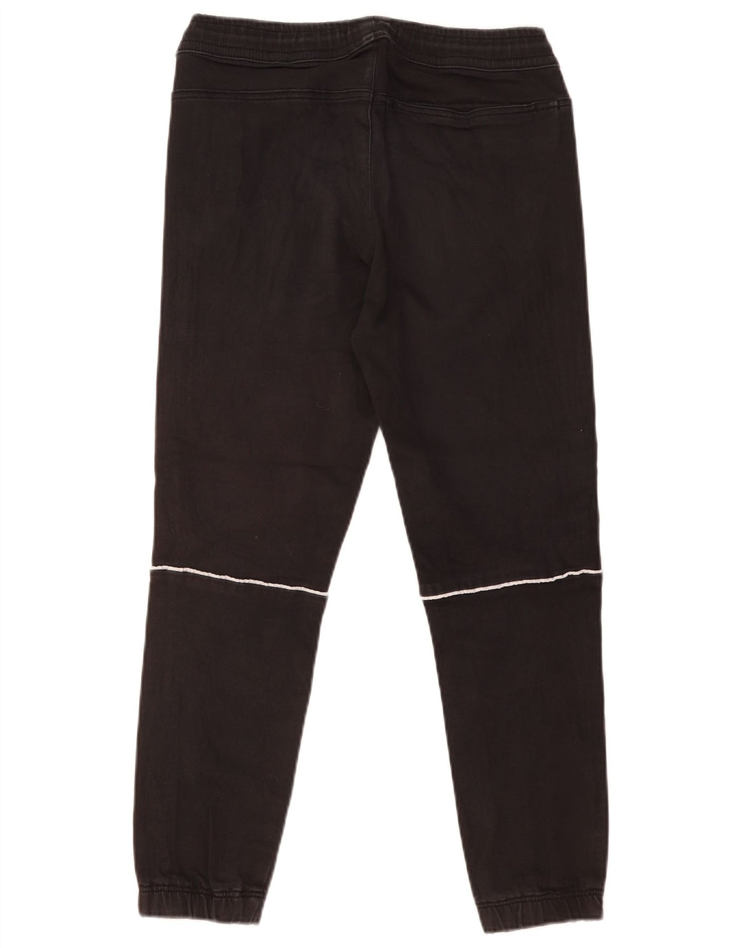 Pantalon De Survêtement Zara Homme Joggers Coton Noir Moyen
