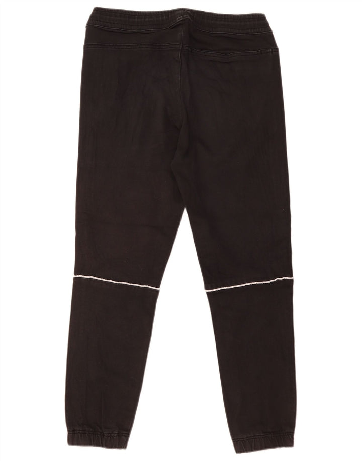 Pantalon De Survêtement Zara Homme Joggers Coton Noir Moyen