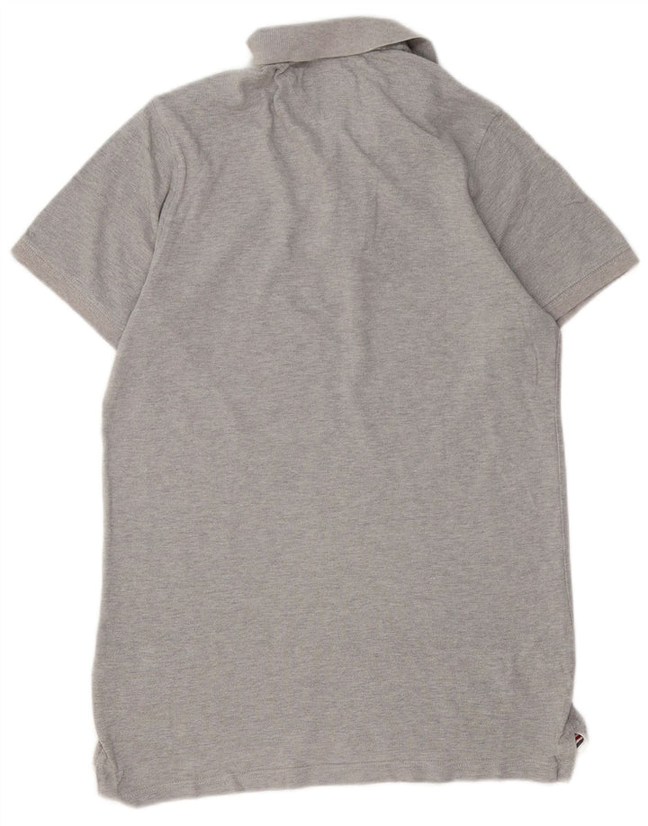 TOMMY HILFIGER Polo Homme Large Gris Coton