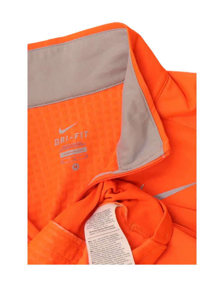 Nike Veste de survêtement Dri Fit pour homme Orange moyen Polyester