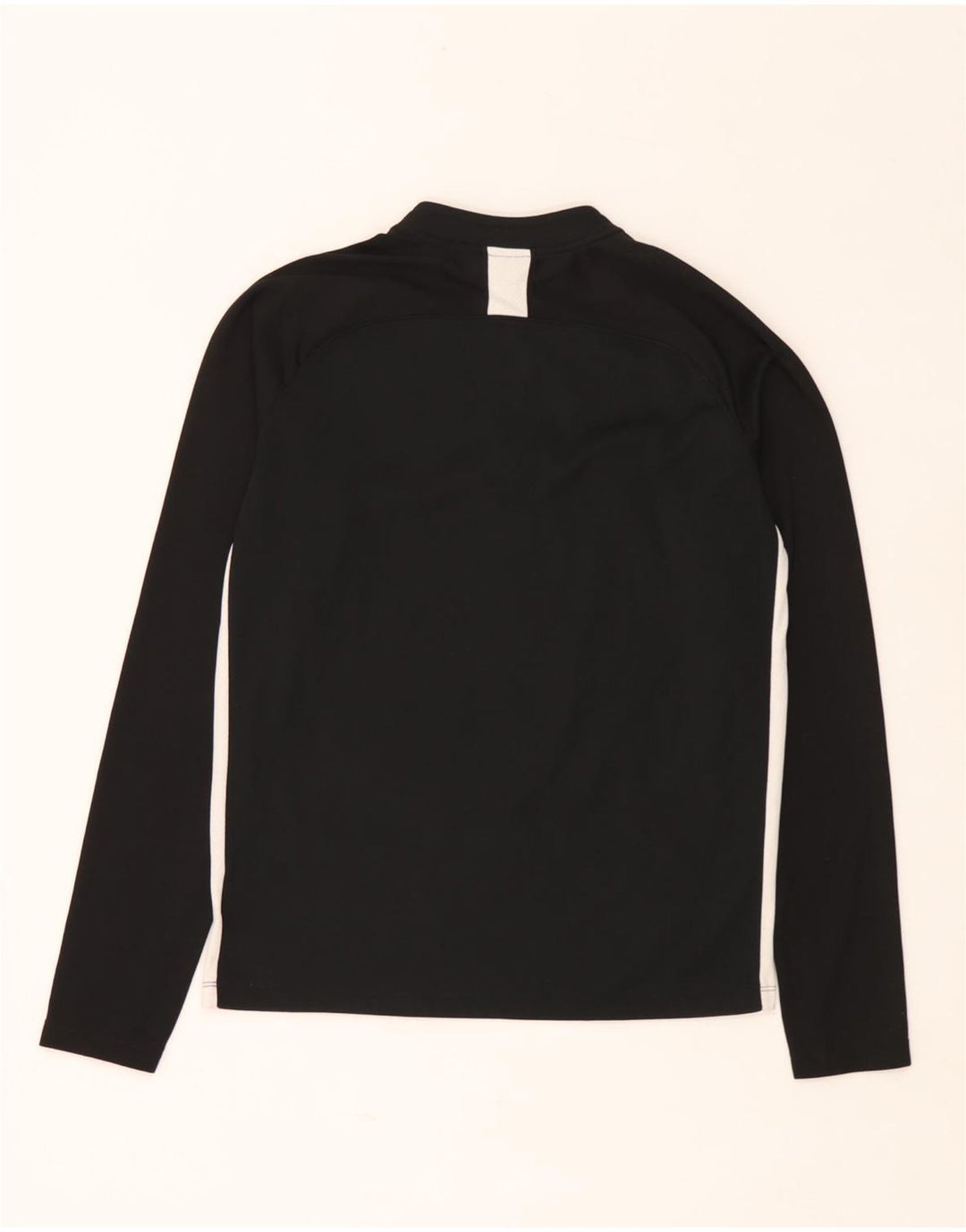 Nike Haut de survêtement Dri Fit Zip Neck pour garçon 13-14 ans XL Noir