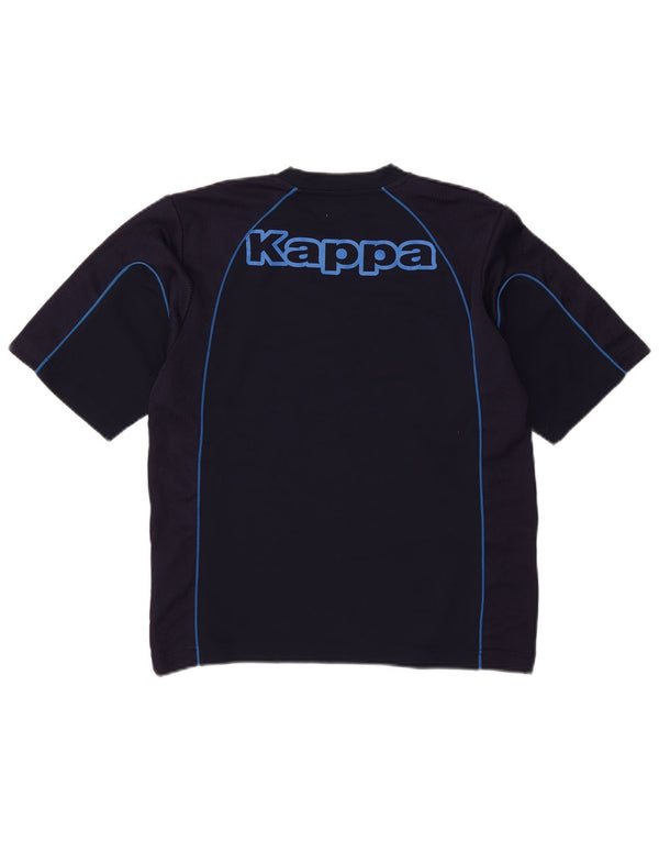 Kappa T-Shirt Graphique Homme Petit Bleu Marine Polyester